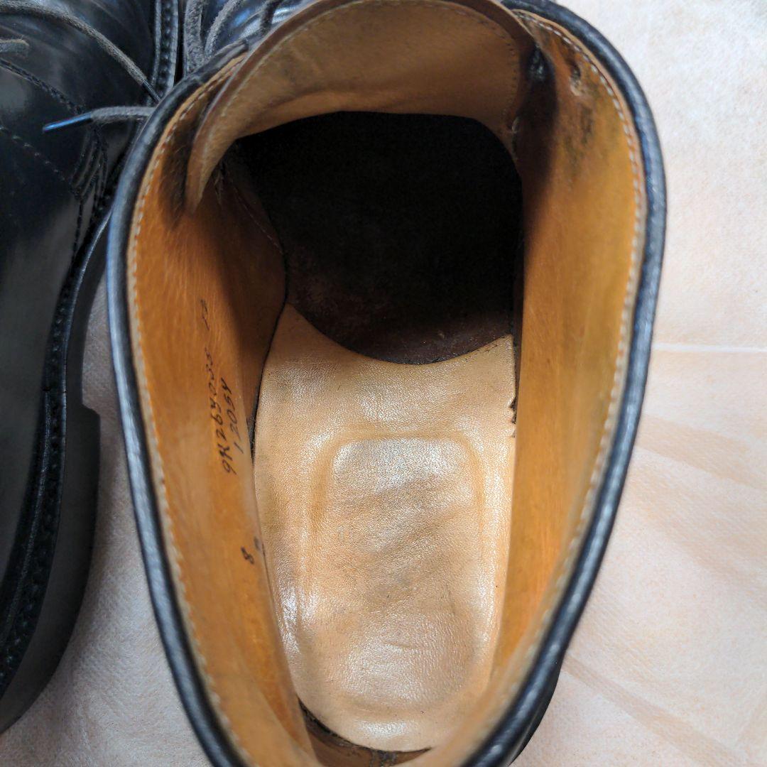 オールデンコードバン　黒チェッカブーツ　サイズUS8D