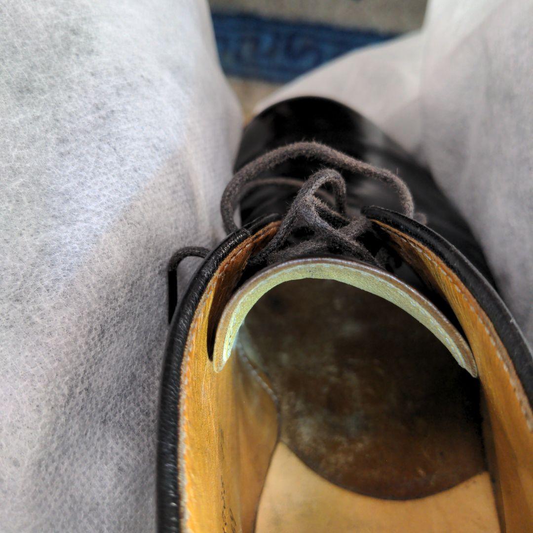 オールデンコードバン　黒チェッカブーツ　サイズUS8D