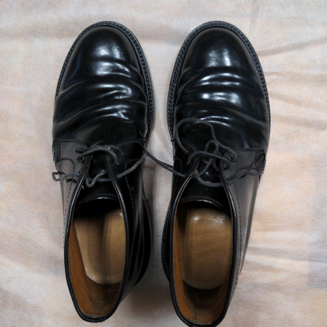 オールデンコードバン　黒チェッカブーツ　サイズUS8D