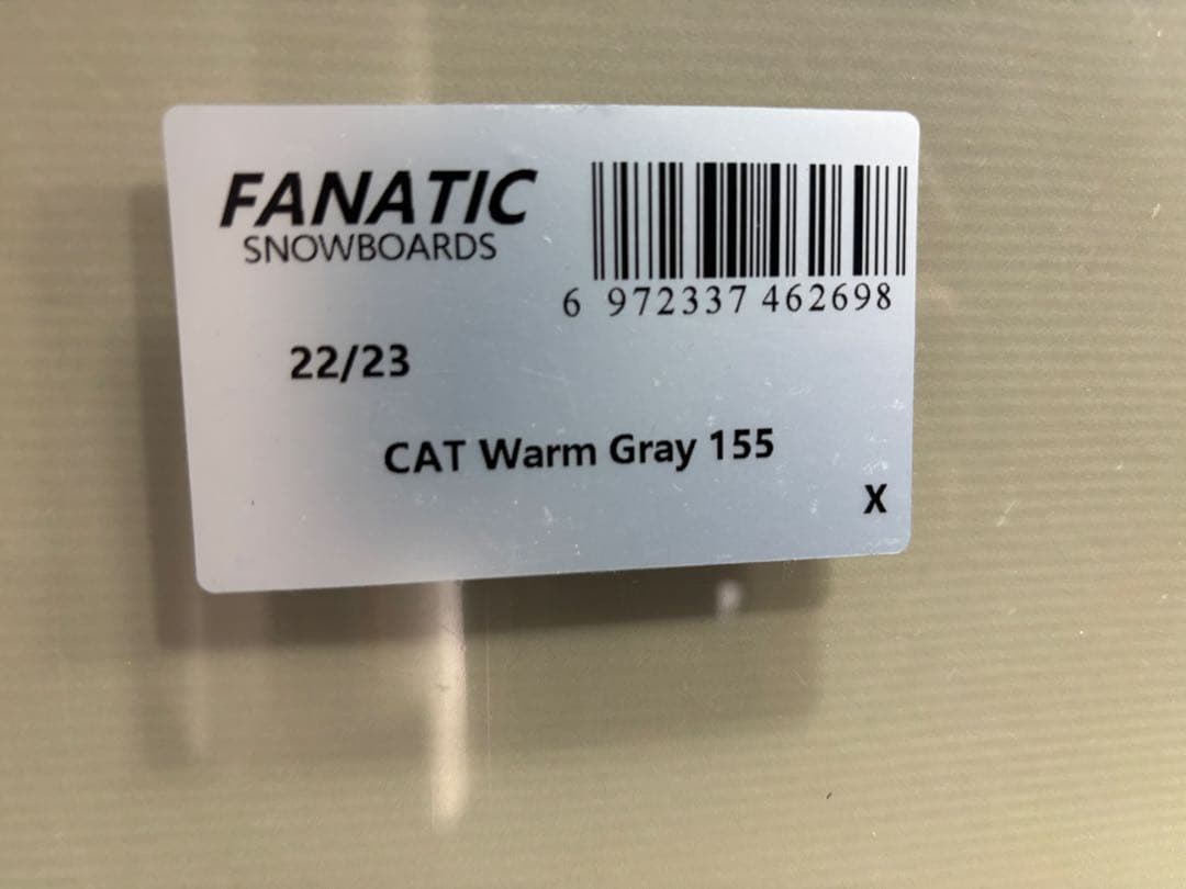 [新品未開封] FNTC CAT スノーボード