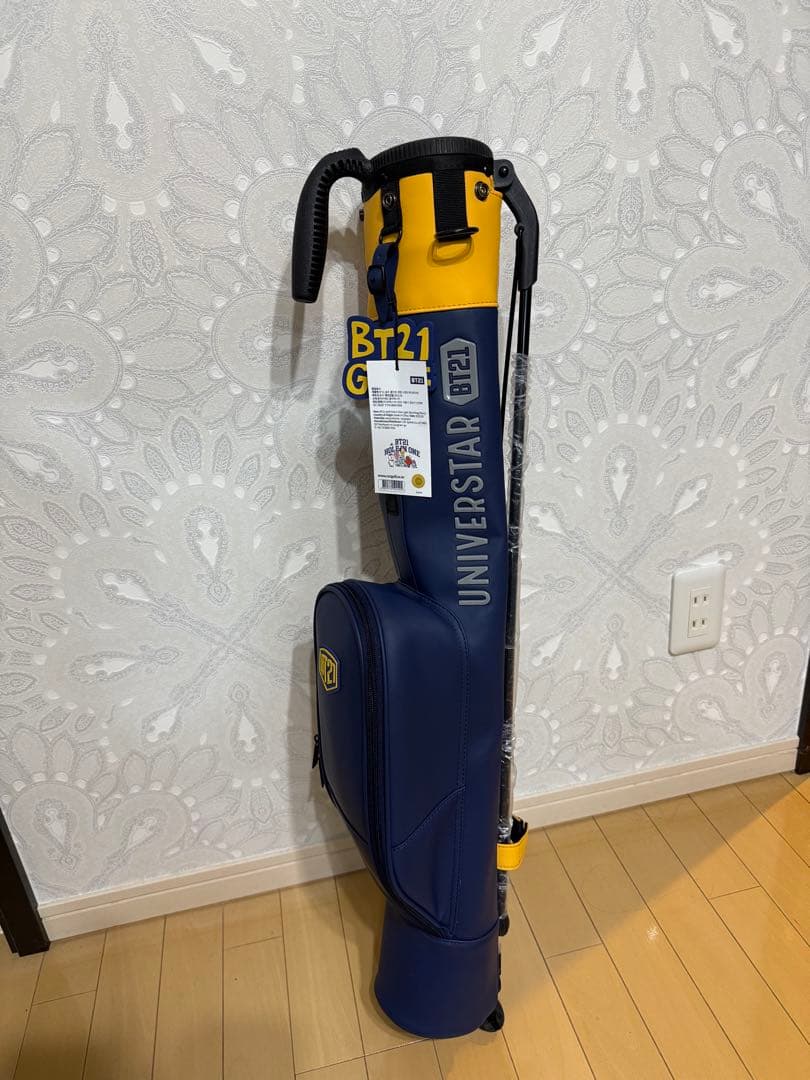 【値下げしました】BT21 GOLF ゴルフ　サブバッグネイビー　新品