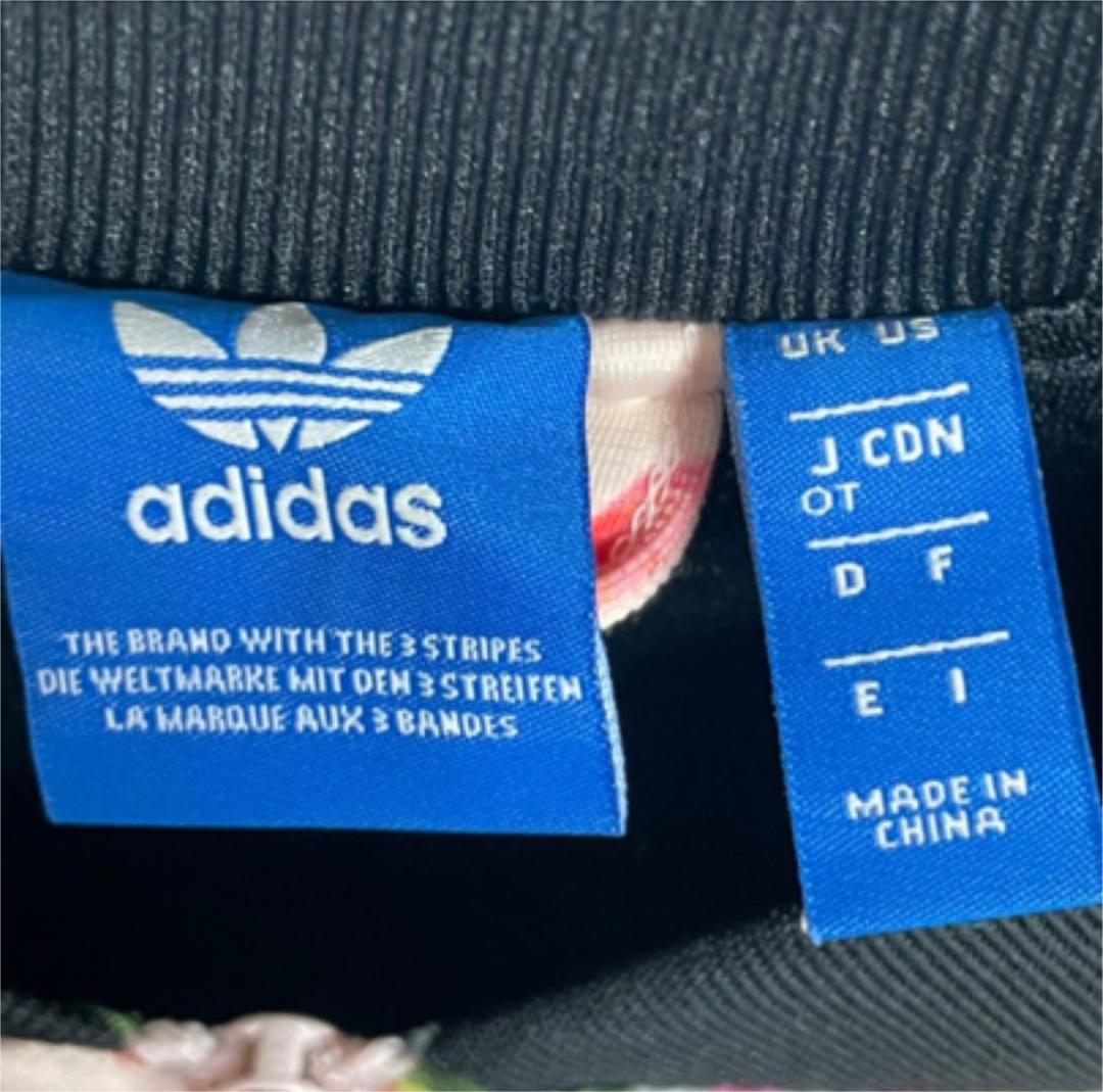 adidas★pink flower トラックトップ✳︎希少サイズOT