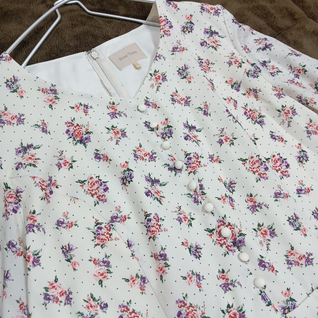 Rose Tiara ローズティアラ フラワープリントワンピース 42