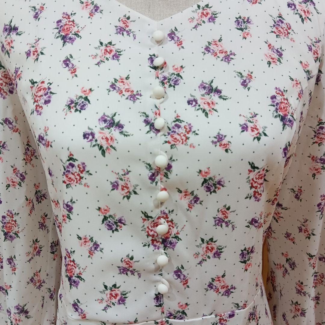 Rose Tiara ローズティアラ フラワープリントワンピース 42