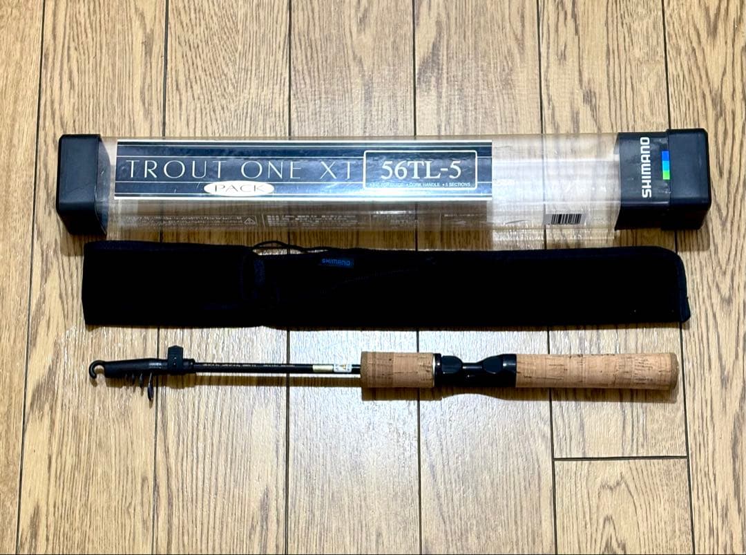 【希少】SHIMANO TROUT ONE XT 56TL-5 パックロッド