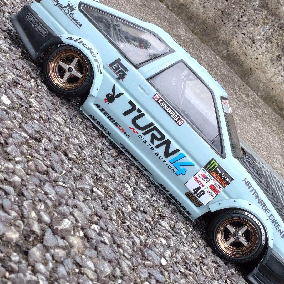 AE86 TRUENO 3DR ラジドリ ボディ D-CRAFTリトラ LED付