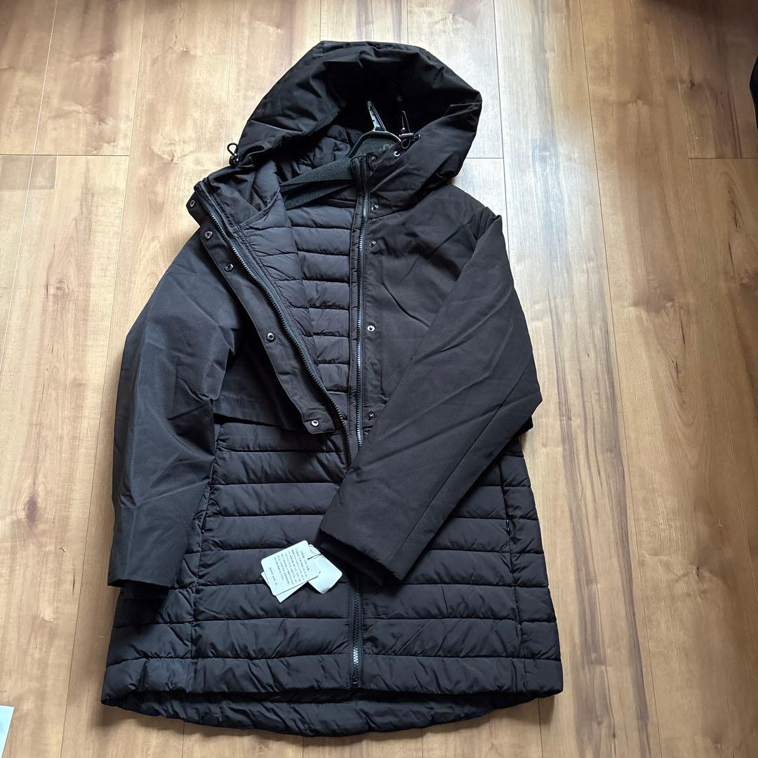 新品　スコットクラブ　定価¥2万9000円　ロングコート　黒　ヤマダヤ　フード