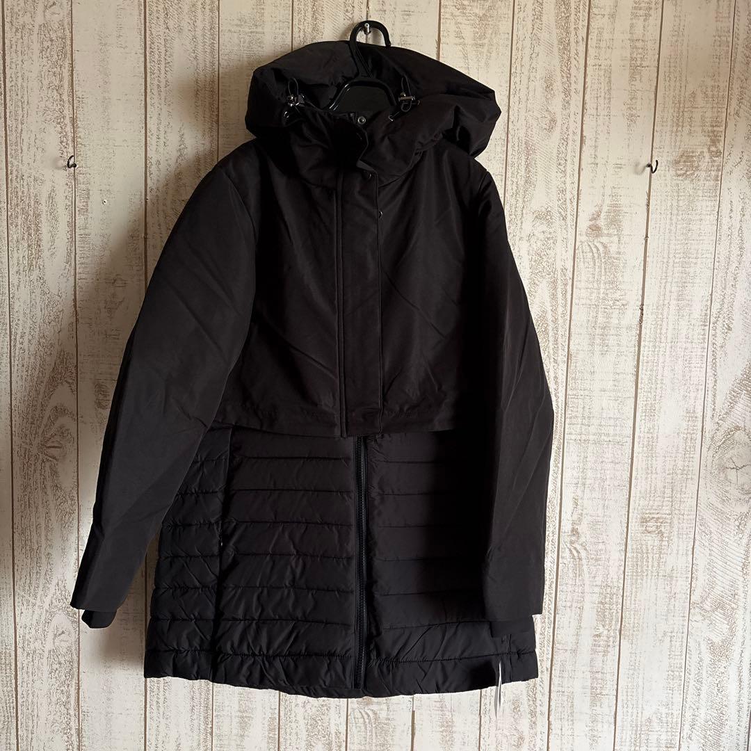 新品　スコットクラブ　定価¥2万9000円　ロングコート　黒　ヤマダヤ　フード