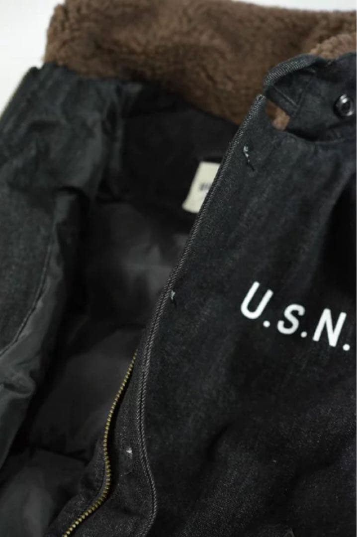 【美品】HOUSTON N-1 デニム デッキジャケット