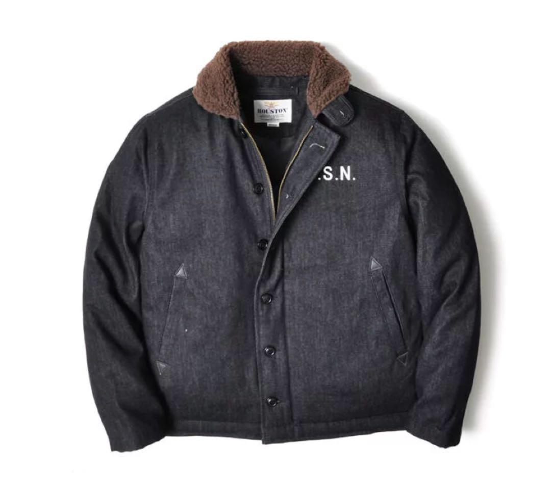 【美品】HOUSTON N-1 デニム デッキジャケット