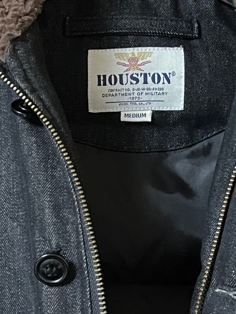 【美品】HOUSTON N-1 デニム デッキジャケット