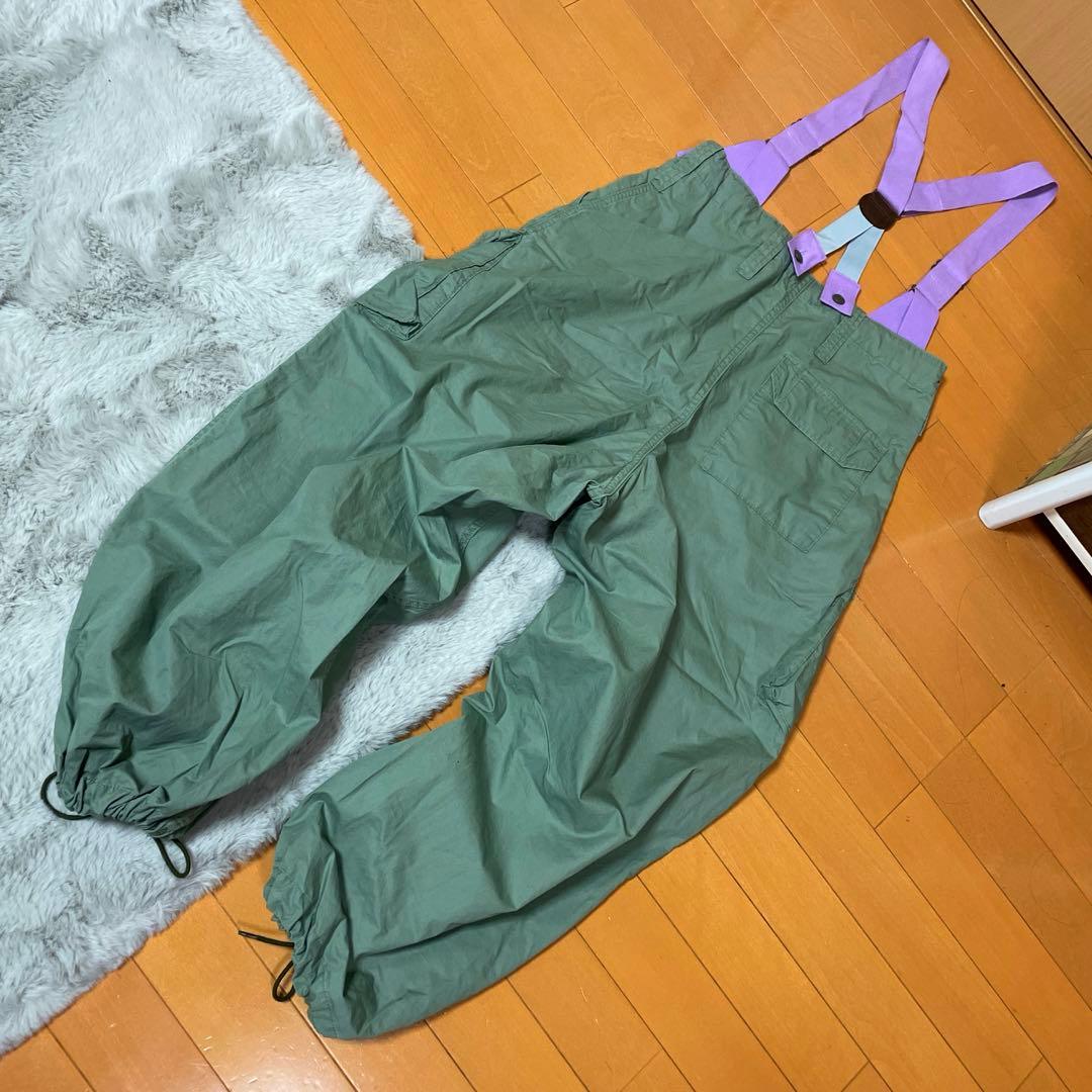 ゴートゥーハリウッド 美品　カーゴパンツ　バルーンパンツ　サスペンダーパンツ