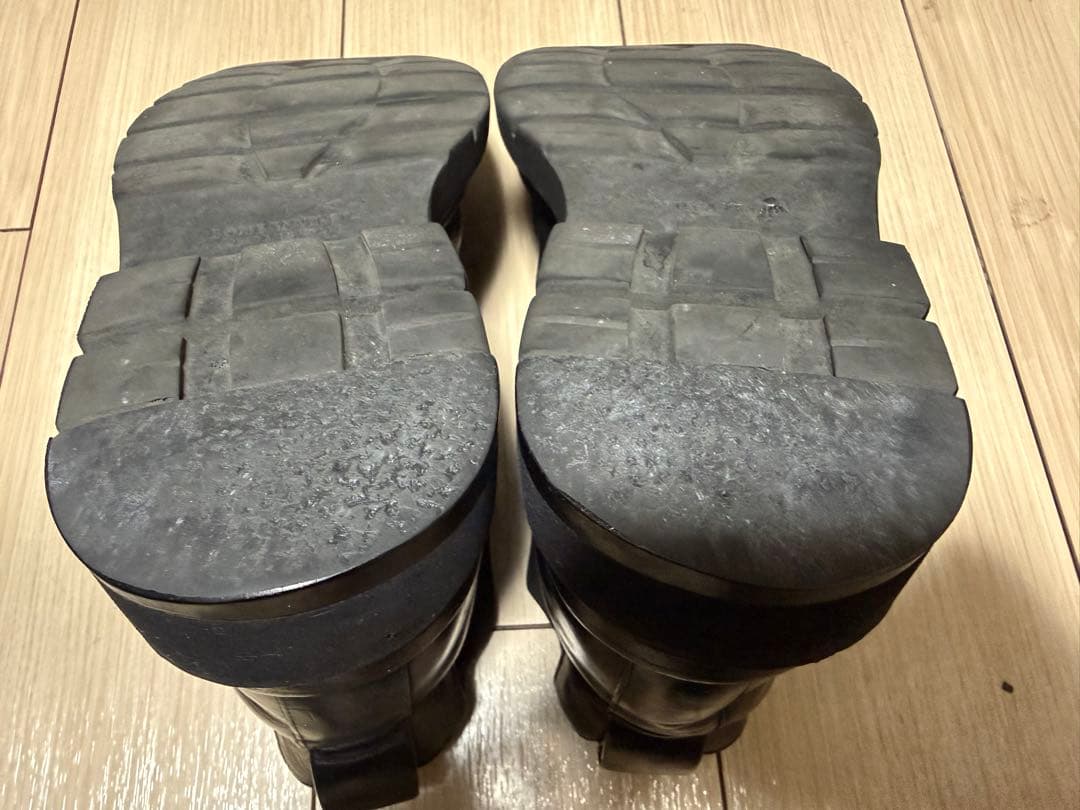 ぴっくり ラグ チェルシー アンクルブーツ ブラック