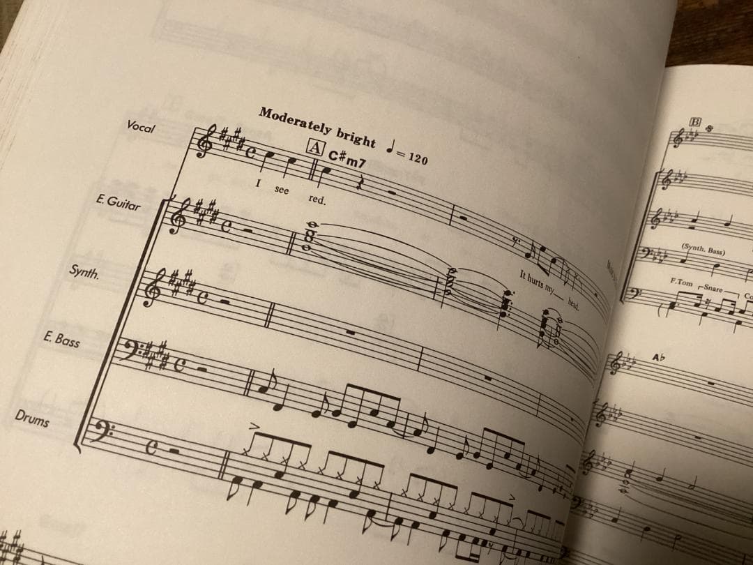 ★楽譜/ラッシュ/RUSH/グレイスアンダープレッシャー/バンドスコア