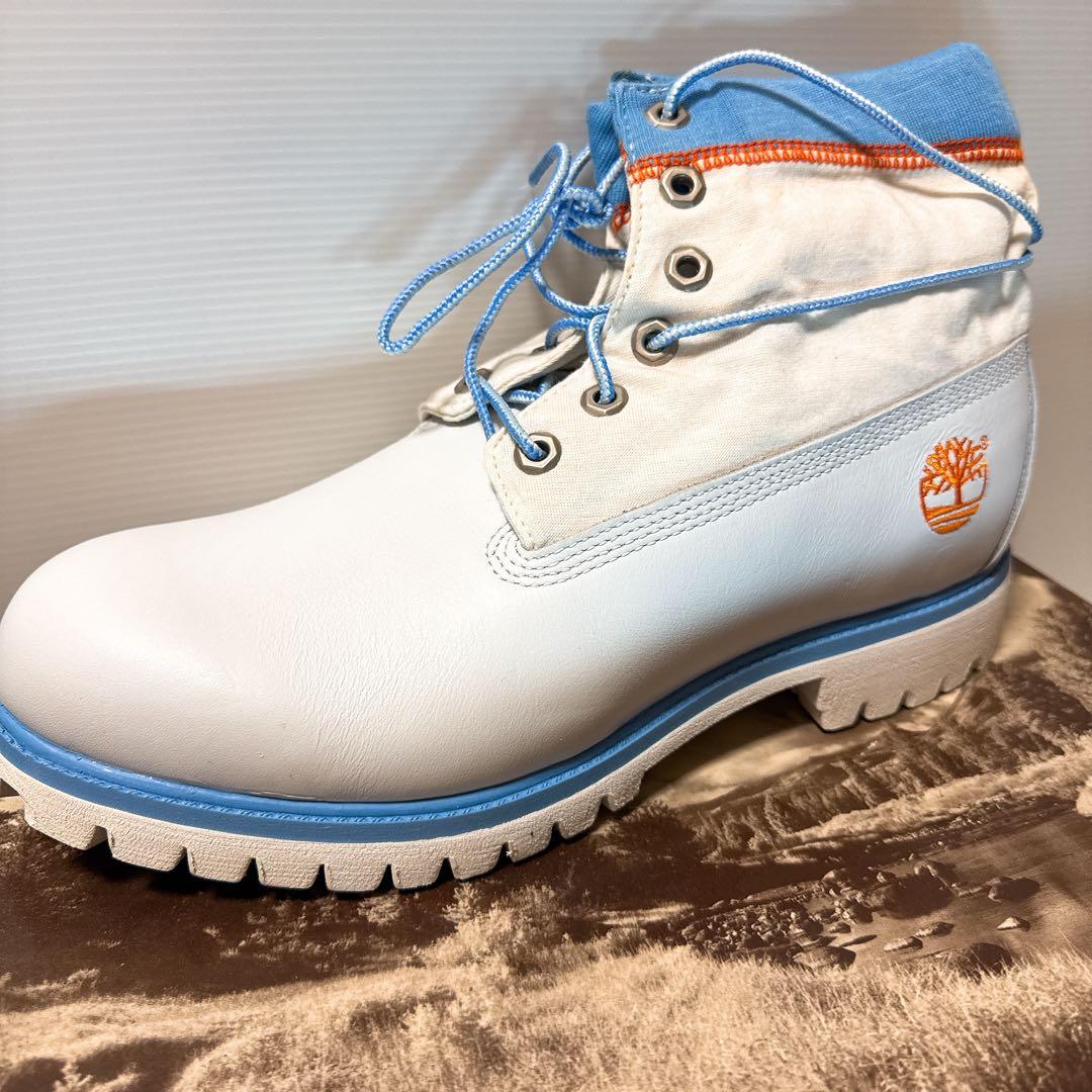 【専用出品】27.0cm ティンバーランド ロールトップ ブーツ　白