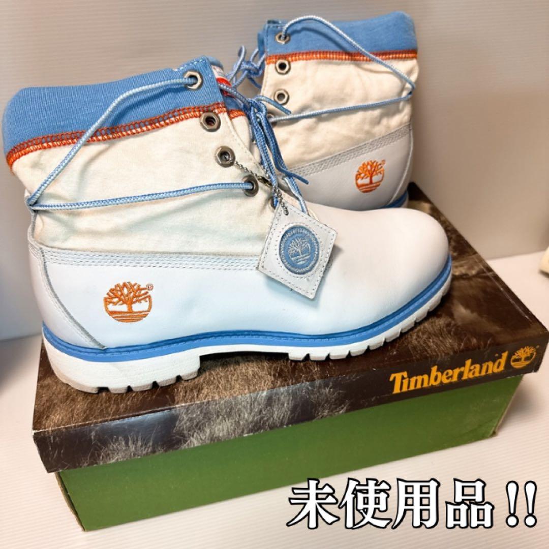 【専用出品】27.0cm ティンバーランド ロールトップ ブーツ　白