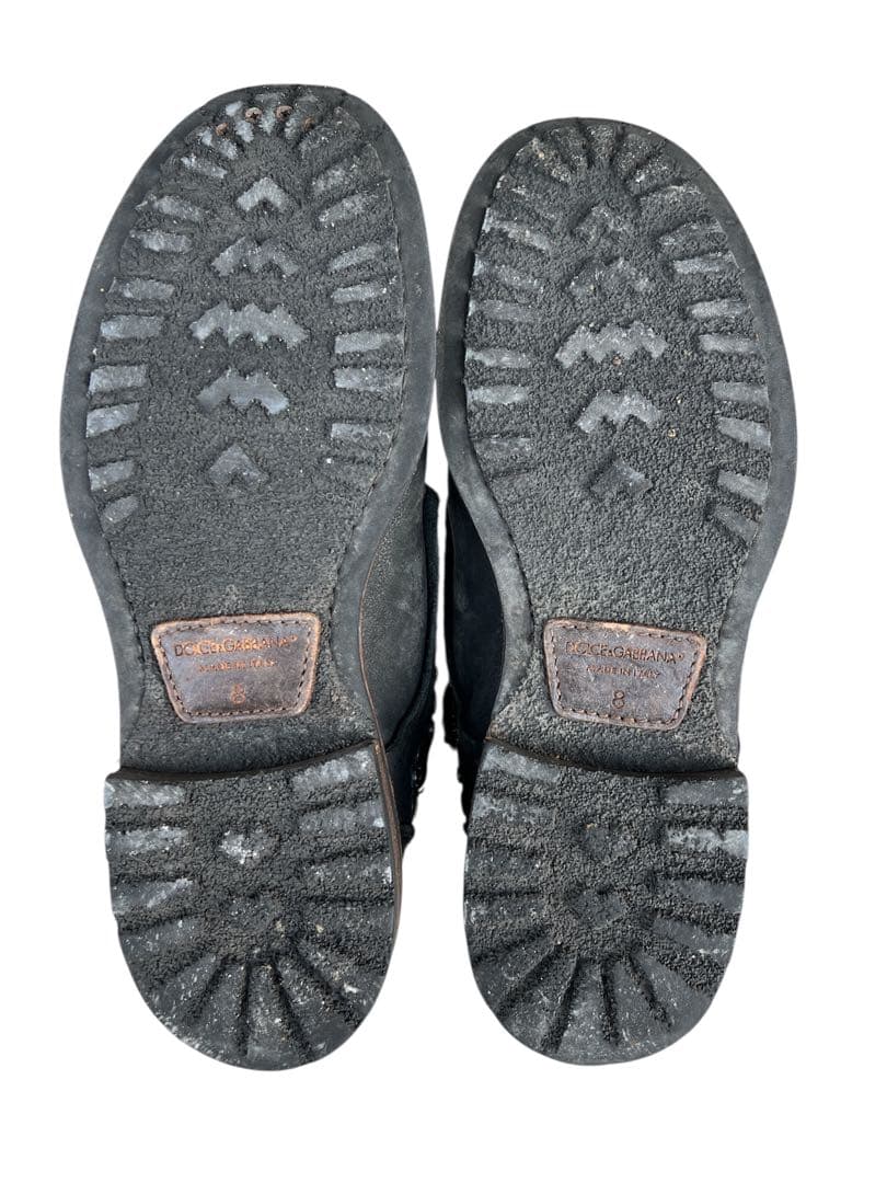 Dolce & Gabbana ブーツ ドルガバ レザー 靴 シューズ　27cm