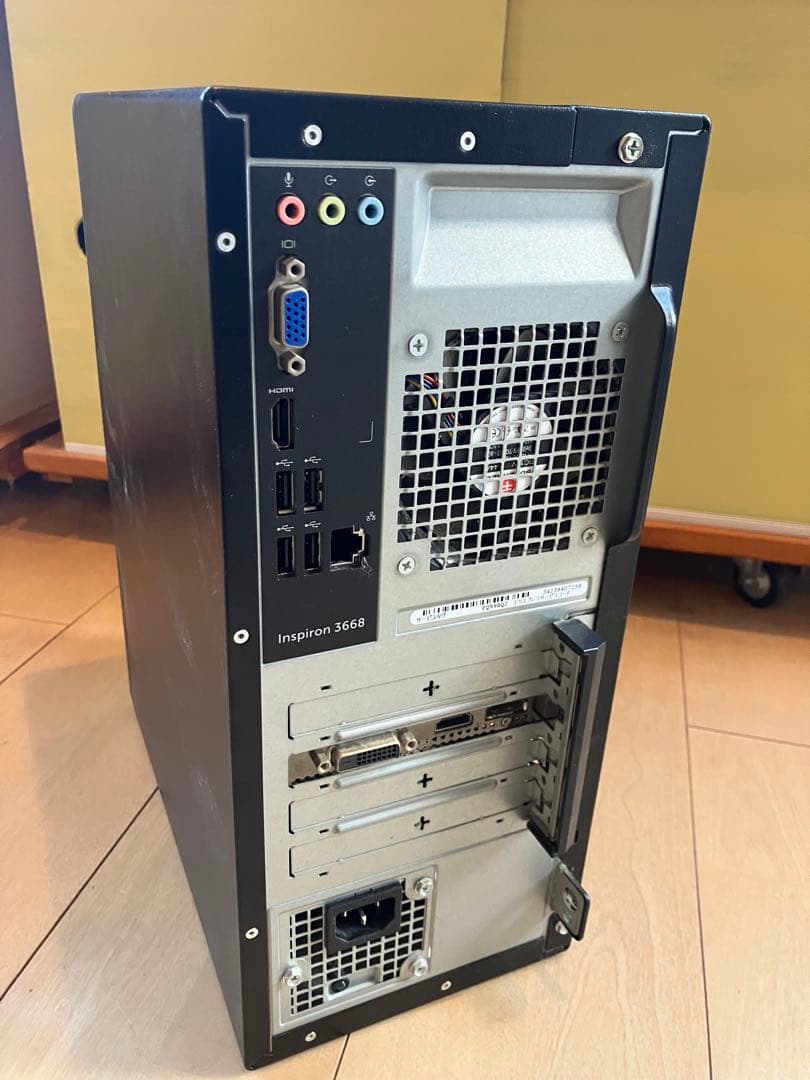 Windowsデスクトップ DellInspiron3668 i7-7700 16GB GTX1050