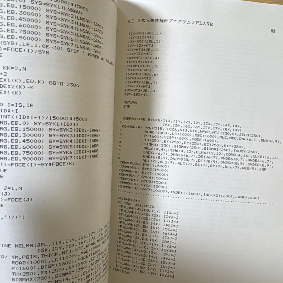 MS-FORTRANによる　有限/境界要素解析　プログラミング