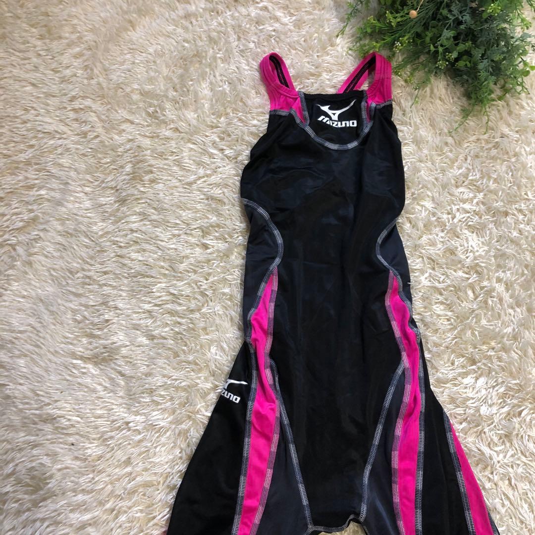 Mizuno アクセルスーツ 競泳水着 黒 ピンク size L