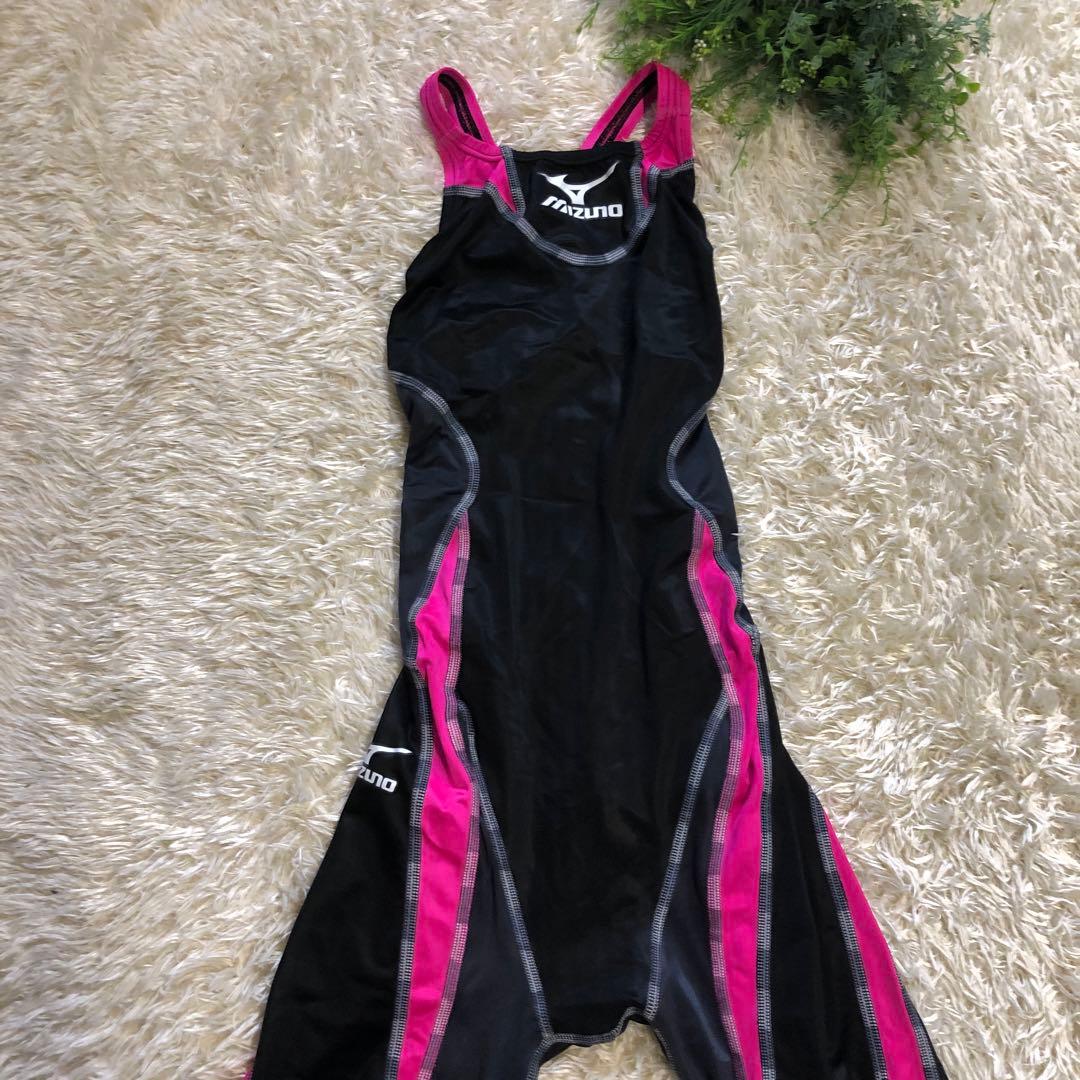 Mizuno アクセルスーツ 競泳水着 黒 ピンク size L