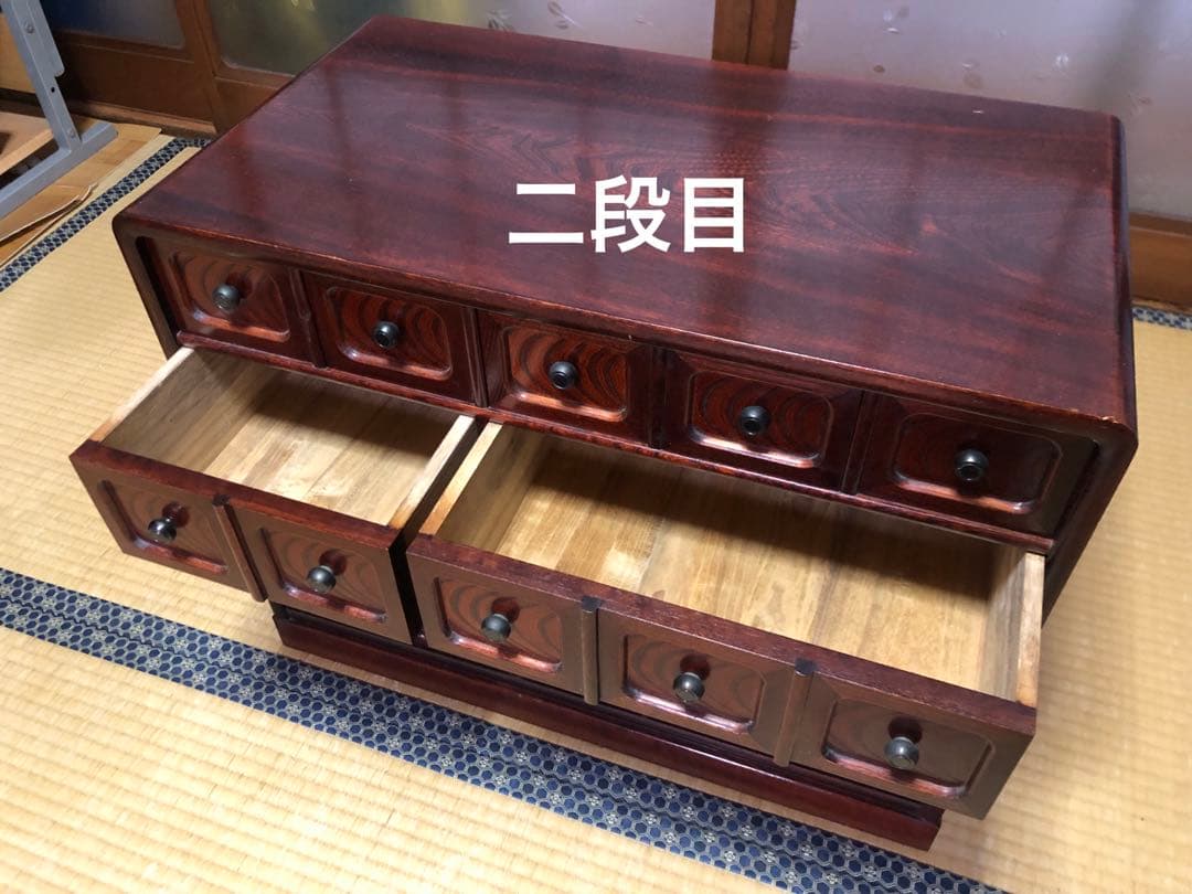 R*Y様 期間限定^_^昭和レトロ⭐︎木製 伝統的な日本の箪笥 ⭐︎隠し小箱あり