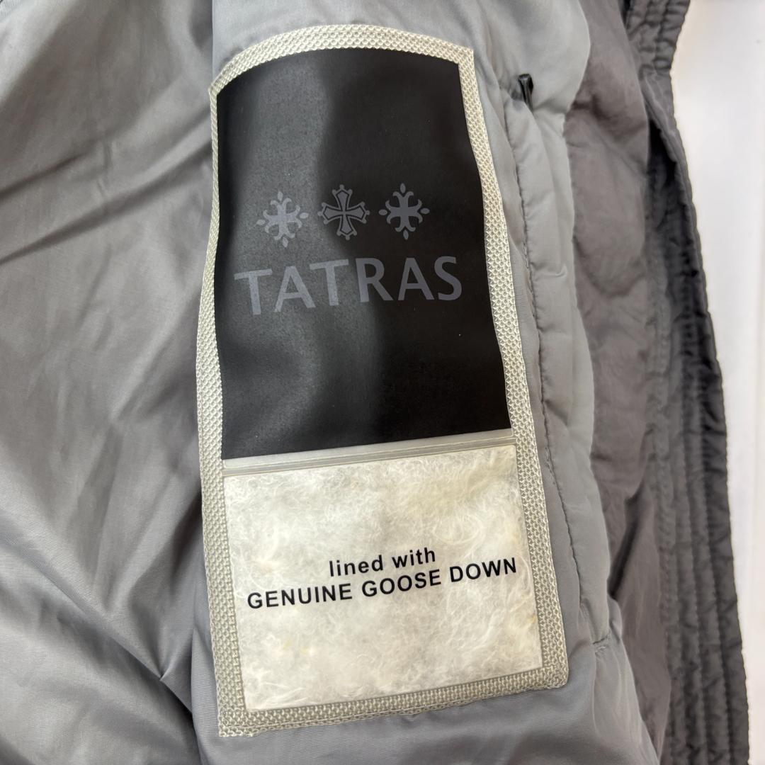 美品 タトラス ダウンベスト お洒落 上品コーデ ナイロン グレー 2