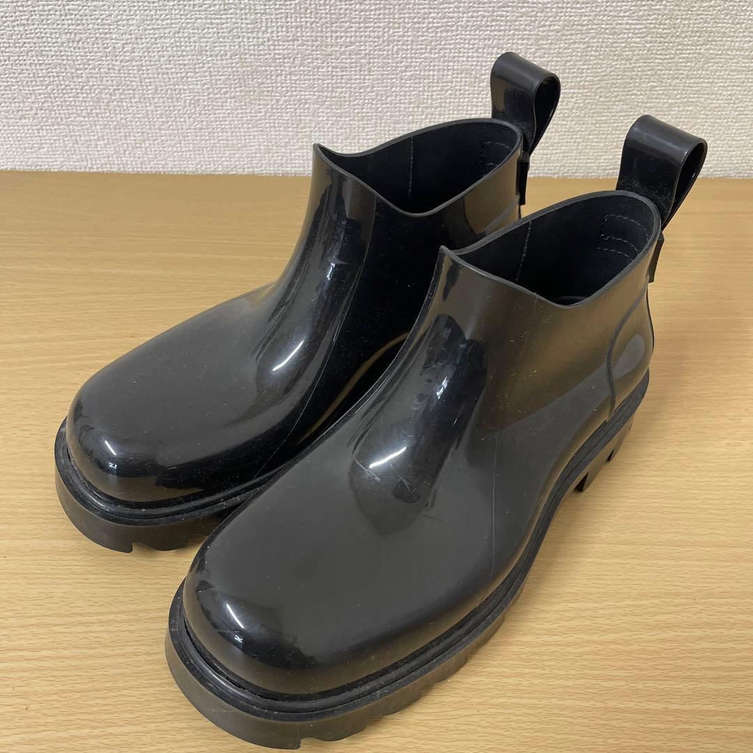 BOTTEGA VENETA レインブーツ/39/BLK