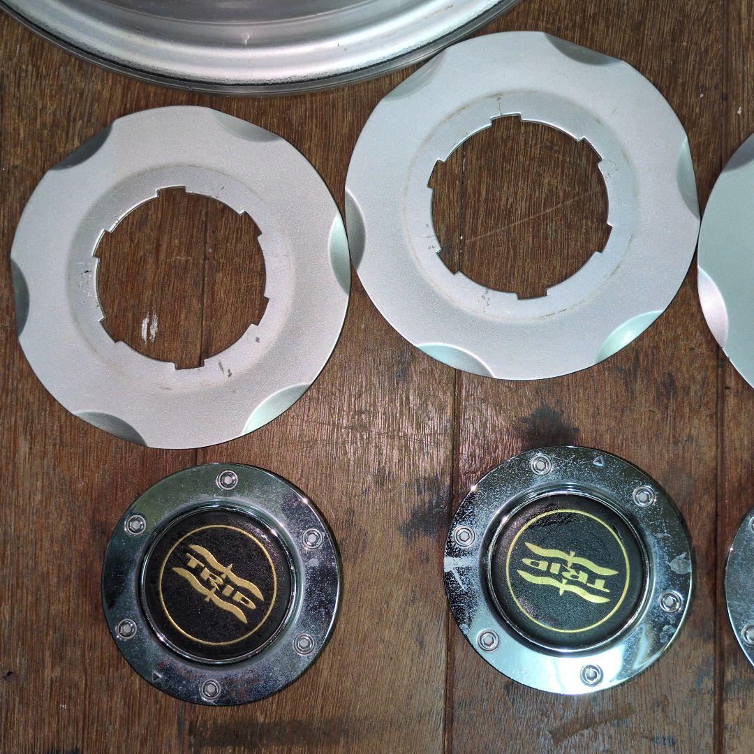 美品　送込　アルミホイール　13×4.5　PCD100/110/114.3　4穴