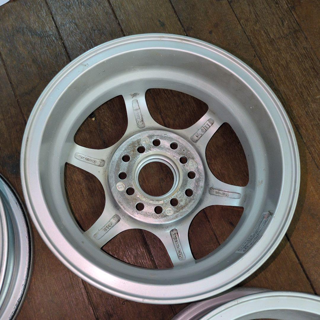 美品　送込　アルミホイール　13×4.5　PCD100/110/114.3　4穴