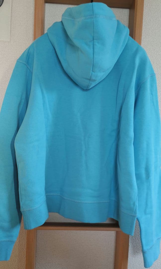 新品未使用ディースクエアードIC0Nロゴ水色パーカー裏起毛メンズＳ69,300円