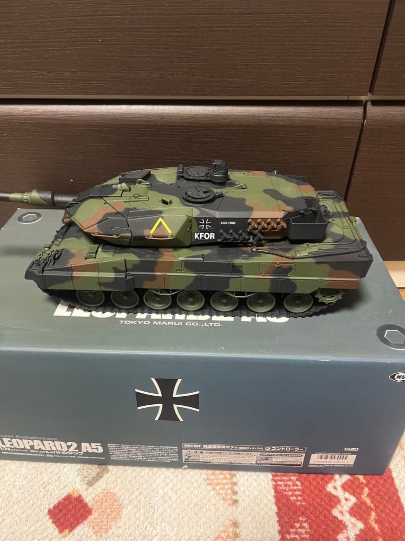 マルイ ラジコン バトルタンク レオパルト2A5 1/24 戦車 RC付属品完備