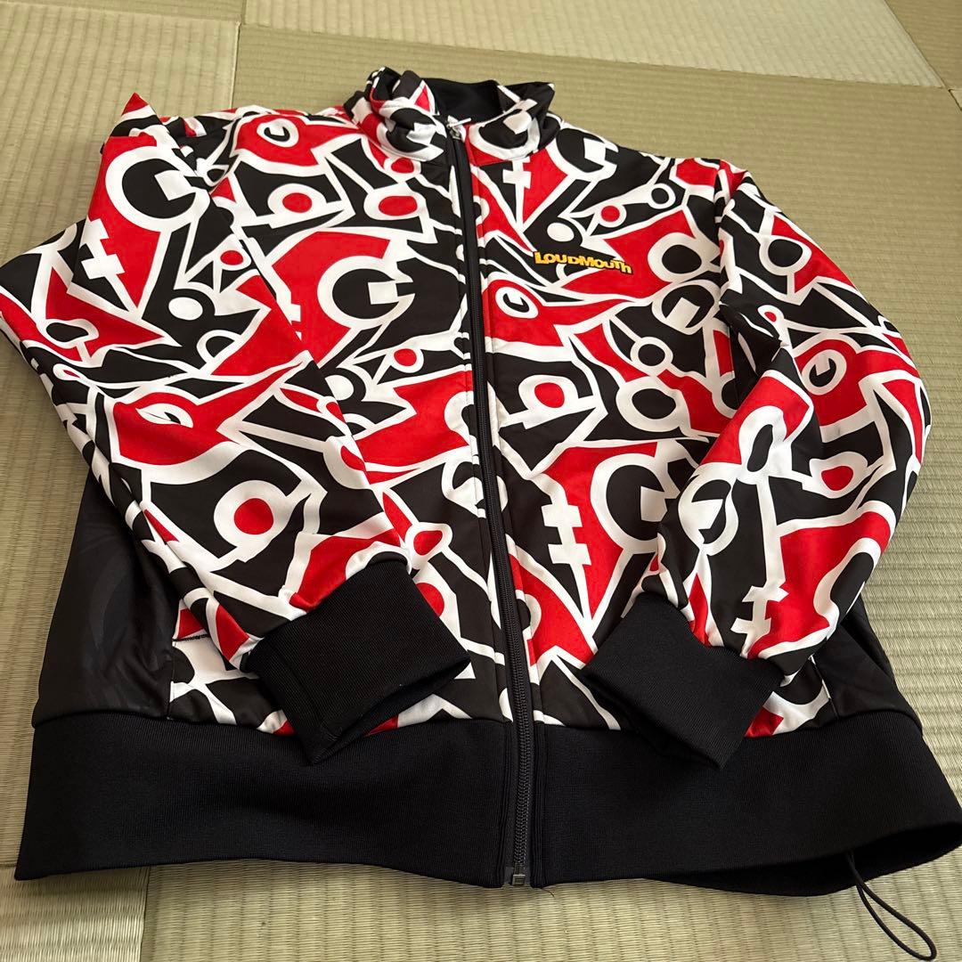 L L LOUDMOUTH グラフィックジップアップジャンパー