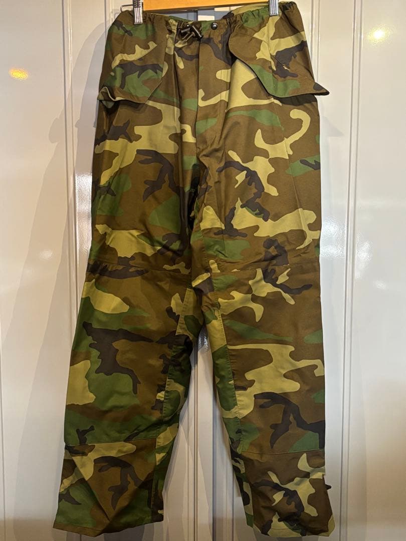 米軍実物 ECWCS ウッドランドカモ ゴアテックス セットアップ M-L