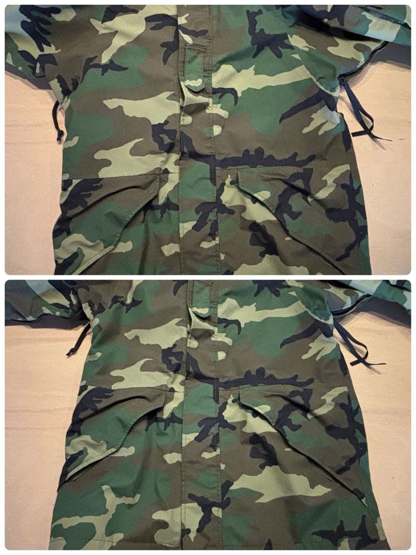 米軍実物 ECWCS ウッドランドカモ ゴアテックス セットアップ M-L