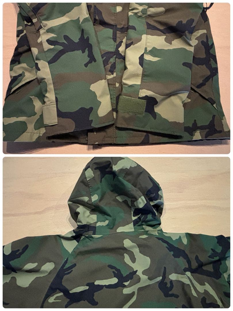 米軍実物 ECWCS ウッドランドカモ ゴアテックス セットアップ M-L
