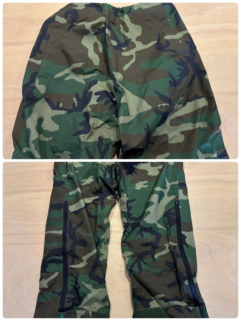 米軍実物 ECWCS ウッドランドカモ ゴアテックス セットアップ M-L