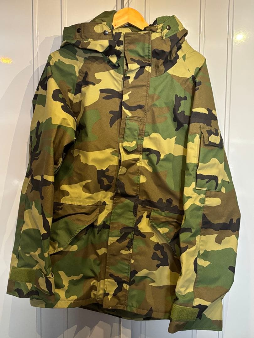米軍実物 ECWCS ウッドランドカモ ゴアテックス セットアップ M-L