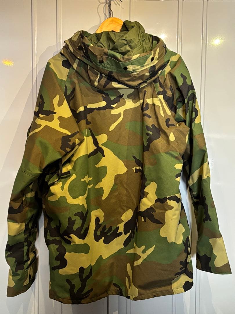 米軍実物 ECWCS ウッドランドカモ ゴアテックス セットアップ M-L