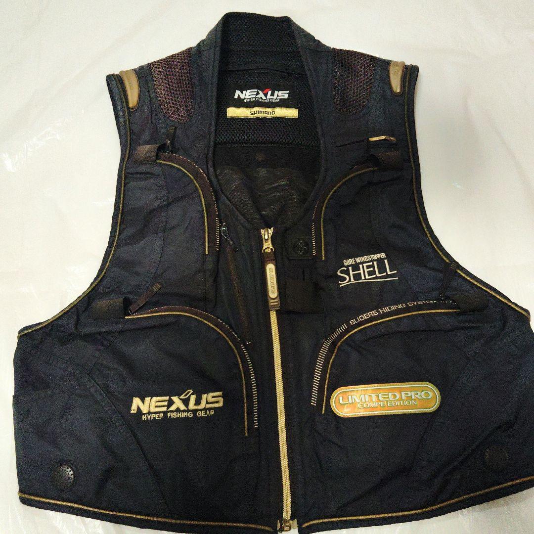 シマノ　リミテッドプロ　2ウェイ　鮎　渓流　ベスト　Lサイズ