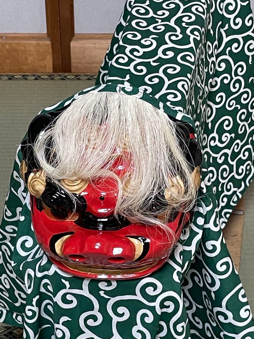 ガネーシャ　 獅子頭　新品　送料無料　獅子舞　昼神小獅子造形工房作