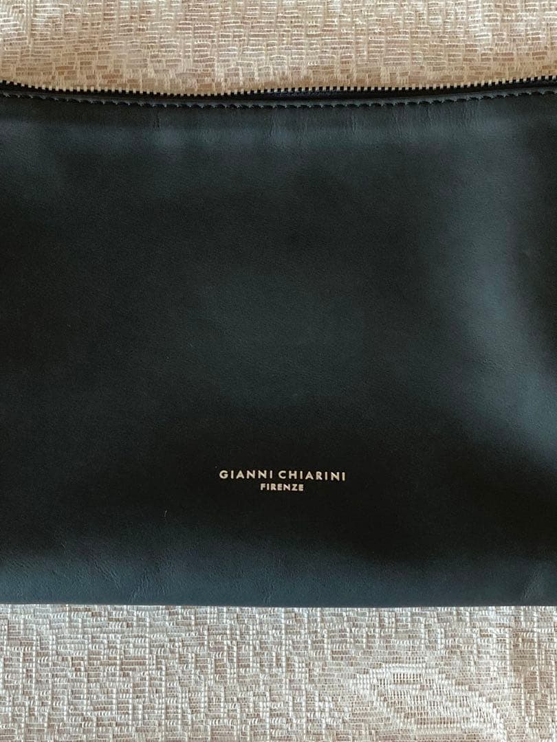 GIANNI CHIARINI ブラックトートバッグ