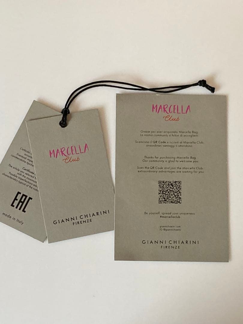 GIANNI CHIARINI ブラックトートバッグ