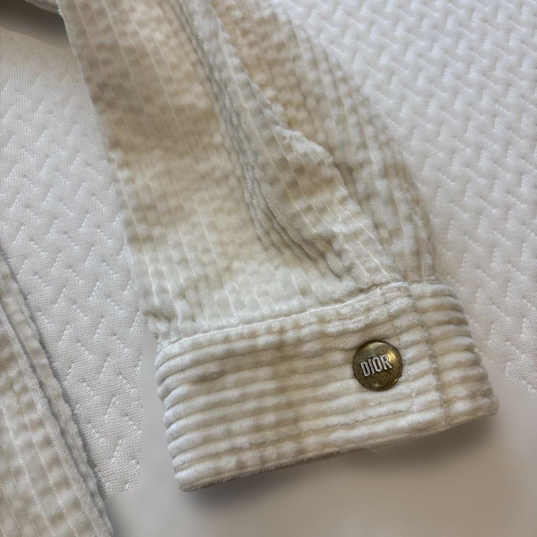 【美品】DIOR アイボリー コーデュロイ ワンピース ６（110） 長袖