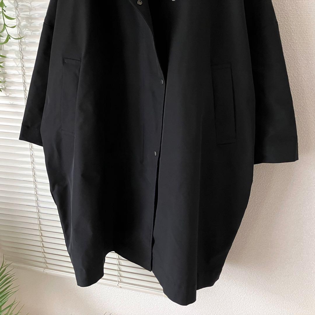 【2024SS】FRAMeWORK 撥水ポンチョトレンチコート 38 黒