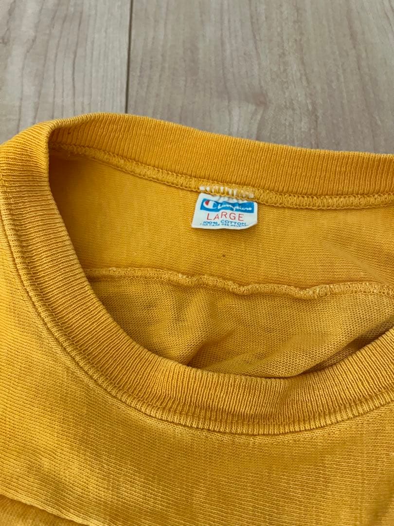 値下更新　70s チャンピオン　バータグ　フットボール　Tシャツ