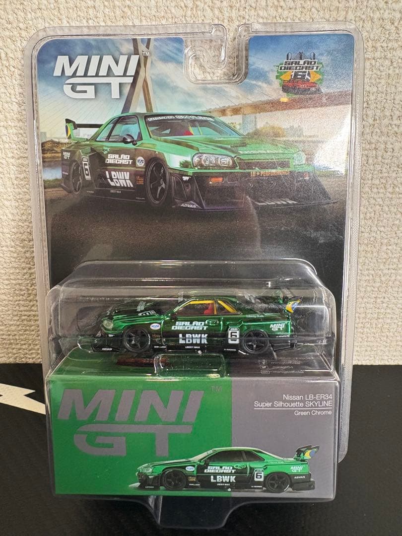 ミニカー MINI GT NISSAN LB-R34 BRAZIL CONVENTION