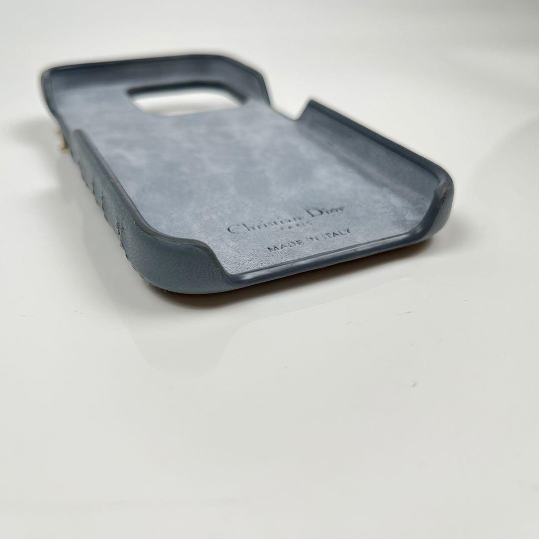 【極美品】LadyDior iPhone15Proケース カナージュ ラムスキン