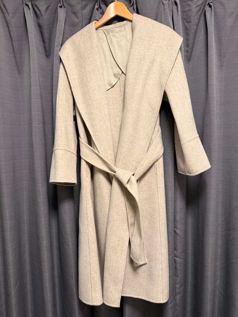 【tiatia 】ANAYI アナイ シャルムビーバーショールカラーコート