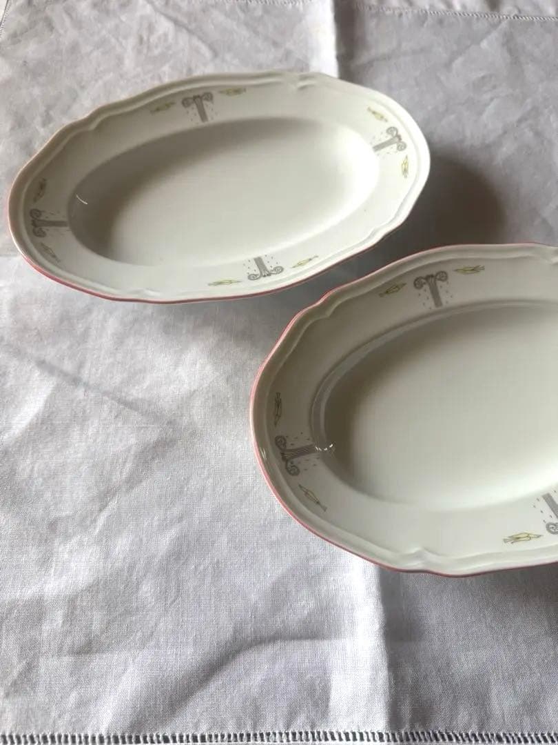 新品未使用リチャード・ジノリ ミナペルホネン ガイア 皿 2枚セット 約22cm